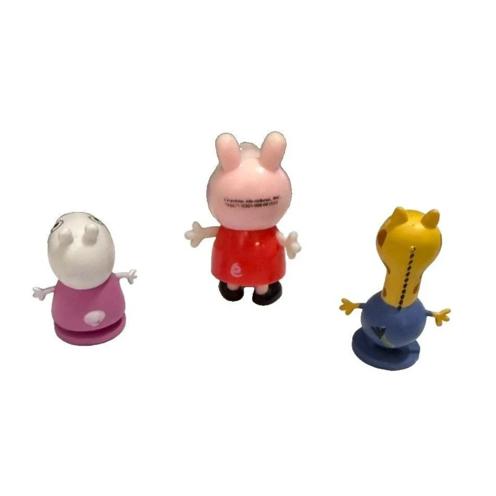 Peppa Pig & Friends Figure Lot - Peppa, Suzy Sheep, Pedro Pony - 3 Piece Set